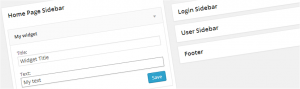 Creating a WordPress widget – A simple text widget